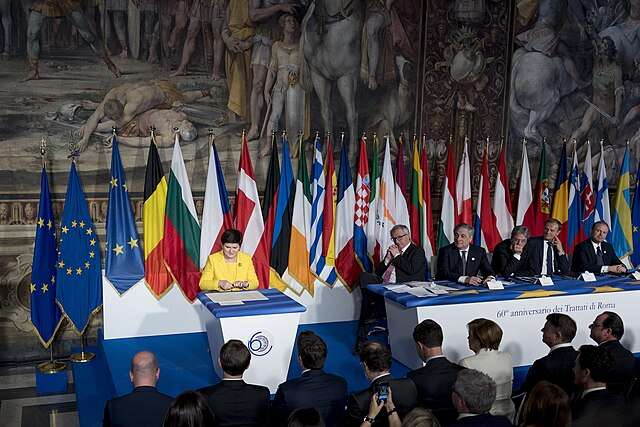 EU Treaty of Rome anniversary ceremony